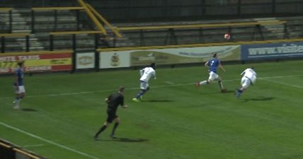 VIDEO: Rising Irish star sets up goal for Everton under-21s with the most beautiful improvised corner