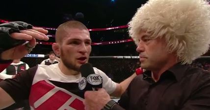 WATCH: Khabib Nurmagomedov, and his smothering top game, returned to action on Saturday night