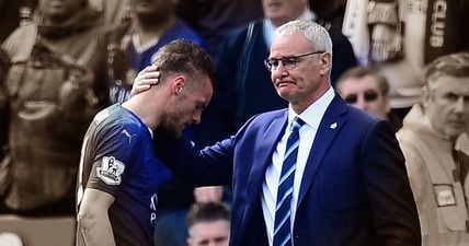 Jamie Vardy charged and could be out until the last weekend of the season