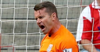 Shay Given is back in the Stoke City team after seven months without a game