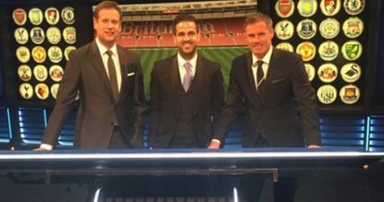 Cesc Fabregas’ MNF appearance divided opinion between “elite” and “astonishingly boring”