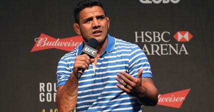 Rafael dos Anjos reacts with faux confusion to news of Conor McGregor’s premature retirement