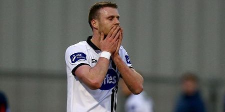 Dundalk’s Ciaran Kilduff suffers horror back injury