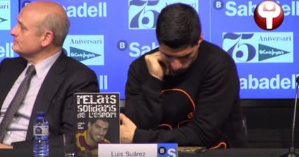 VIDEO: Luis Suarez breaks down in tears as he discusses meeting ill fan