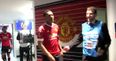 VIDEO: Anthony Martial laughs as he is immediately taken for drugs test on his way down the tunnel