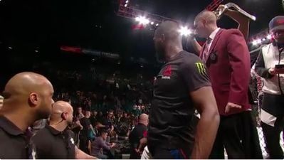 WATCH: Jon Jones sends Daniel Cormier vulgar message after becoming interim champion