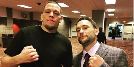 Nate Diaz appears to be holding true to his UFC 200 vow