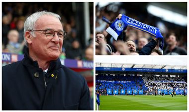 Kazakhstani Leicester City fan uses dirty car window to show support for his team