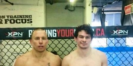 GSP’s post workout body looks in perfect shape to be the saviour of UFC 200