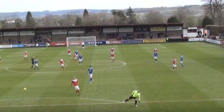 VIDEO: Goalkeeper recovers from embarrassing error in classic Sunday league style