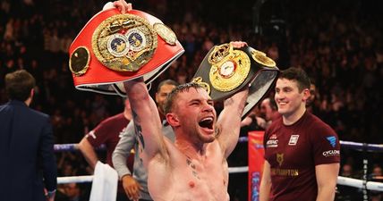 Carl Frampton parts ways with another belt as date for featherweight title clash is confirmed