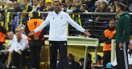 VIDEO: Jurgen Klopp talks a mile a minute as he reacts defiantly to late Villarreal sucker punch