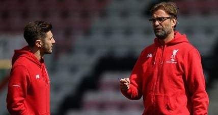 Adam Lallana reveals what Jurgen Klopp told Liverpool players at full time of Villarreal defeat