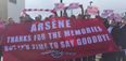 WATCH: Arsenal “fans” sing nasty Arsene Wenger chant