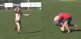 WATCH: Kinsale 7s streaker’s run ends abruptly, but memorably