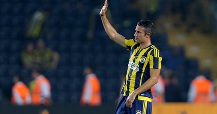 WATCH: Robin van Persie’s talent perhaps wasted in Turkey as he scores ludicrous skill goal