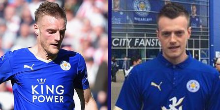 Jamie Vardy is having a party and so is his most-dedicated lookalike