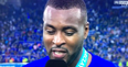 Wes Morgan’s live Sky interview is interrupted in the most brilliant way