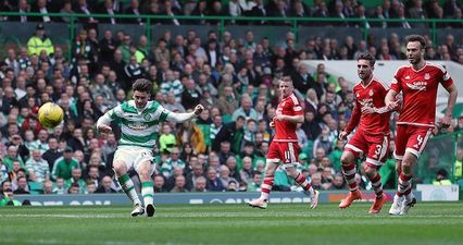 VIDEO: Patrick Roberts hits an absolute thunderbolt as Celtic are crowned league champions again