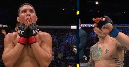 GRAPHIC: Josh Emmett with a victorious UFC debut, a smashed finger and a crazy 30 seconds in Rotterdam