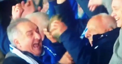 VIDEO: Two elderly Leicester fans embracing shows the real magic of what Claudio Ranieri has done