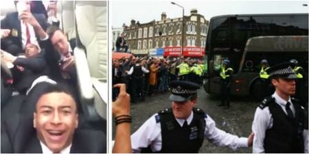 VIDEO: Manchester United players scream and swear as team bus attacked