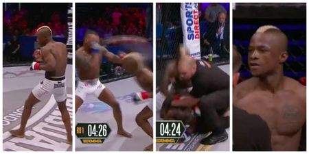 British MMA prospect Marc Diakiese produces stunning first round KO at BAMMA 25