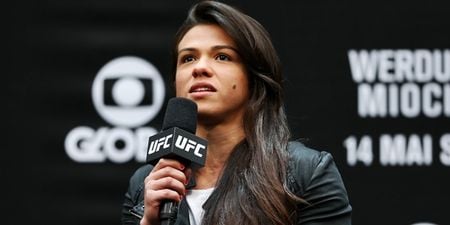 PIC: Claudia Gadelha’s ludicrously defined abs ready for Joanna Jedrzejczyk’s best shots