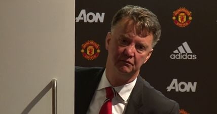 WATCH: Louis van Gaal with the longest storm-out ever moments after being booed by Old Trafford