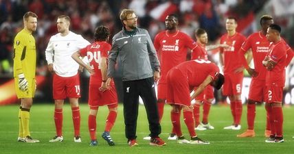 Jurgen Klopp tried an unusual method to try and lift his players’ spirits after Europa league final