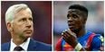 Alan Pardew explains Wilfried Zaha’s pre-match tears