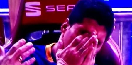 WATCH: Luis Suarez in tears after suffering injury for Barcelona