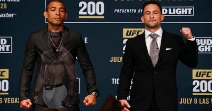 Frankie Edgar has accused Jose Aldo of trying to imitate Conor McGregor