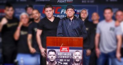 Nate Diaz had some beautiful things to say about how much his brother means to him