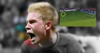 WATCH: Kevin De Bruyne is determined to scare the living daylights out of Ireland with screamer for Belgium