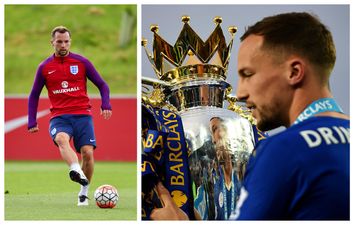 Danny Drinkwater reacts as he’s cut from England’s Euro 2016 squad