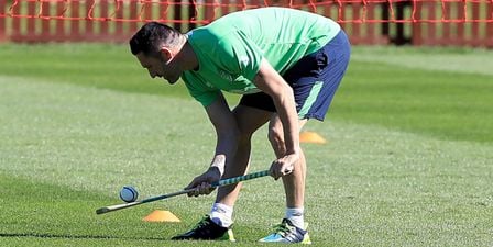 WATCH: Robbie Keane hurling in the Fota Island sunshine is an encouraging sight