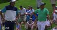 WATCH: Course heckler quickly shuts up as Bubba Watson stands up for Rickie Fowler