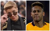 Watch: Justin Bieber holds his own in kick about with Neymar