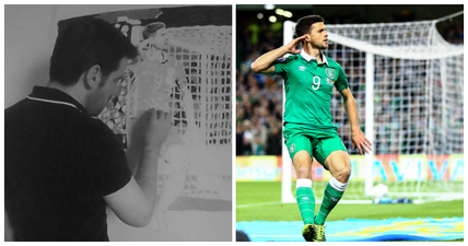 Mesmerising time lapse of Shane Long drawing captures THAT goal against Germany perfectly