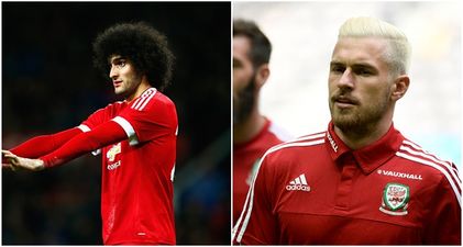 There’s a hint of Aaron Ramsey about Marouane Fellaini’s new hairdo