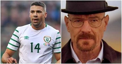 Brilliant Ireland flag featuring Jon Walters as Heisenberg is off to Euro 2016