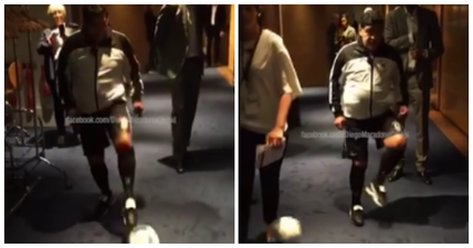 VIDEO: Diego Maradona nutmegs who he wants, when he wants