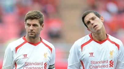 Steven Gerrard personifies class with salute to retiring Daniel Agger