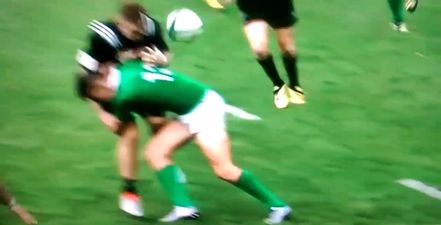 WATCH: Shane Daly’s bone-crunching hit on New Zealand’s fullback tells you all you need to know about Ireland’s stunning victory