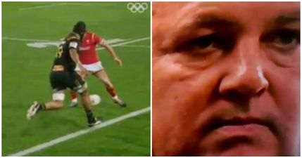 WATCH: New Zealand TV troll Warren Gatland as Welsh player nutmegged for try