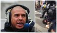 Stan Collymore confronts bottle-throwing Russian fan in Lille