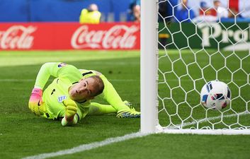 England fans were fuming with Joe Hart following Gareth Bale’s free kick