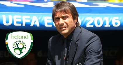 Antonio Conte’s comments about playing Ireland will give great hope to Irish fans