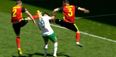 Irish fans rage as Shane Long is denied a clear penalty before Belgium’s opener